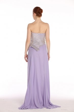 Long Sleeveless Small Size Strapless Evening Dress Y7695